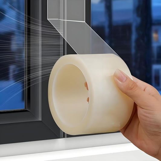 2" x 65.6FT Transparent Window Sealing Tape for Winter AC Insulation - No Cold Drafts - Dstorelhp