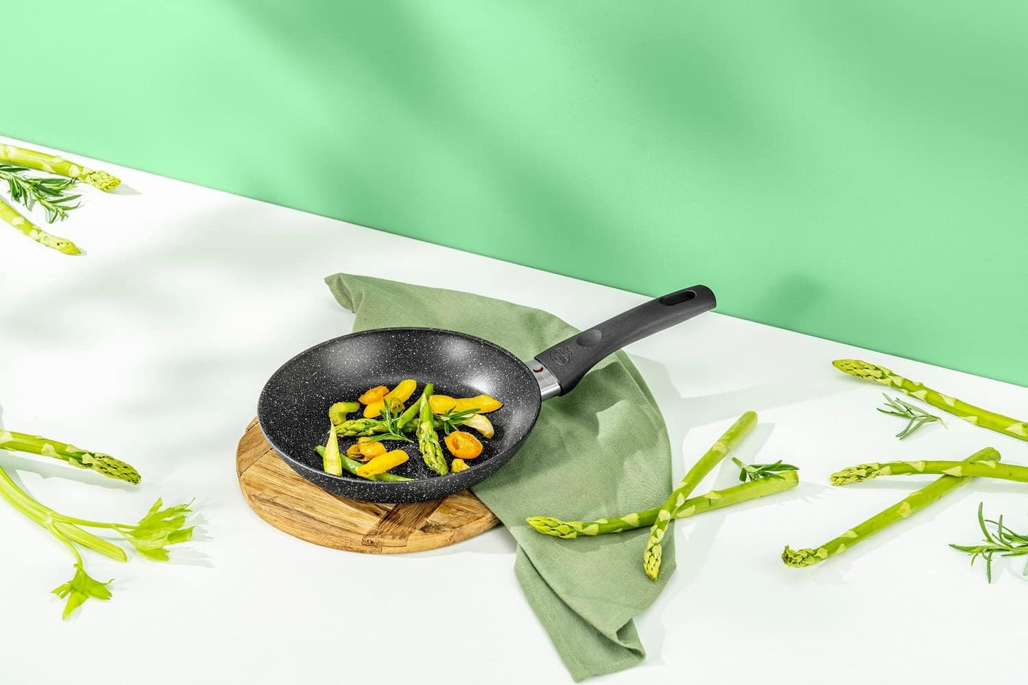 20 cm Round Aluminium Non-Stick Frying Pan by BALLARINI Vipiteno