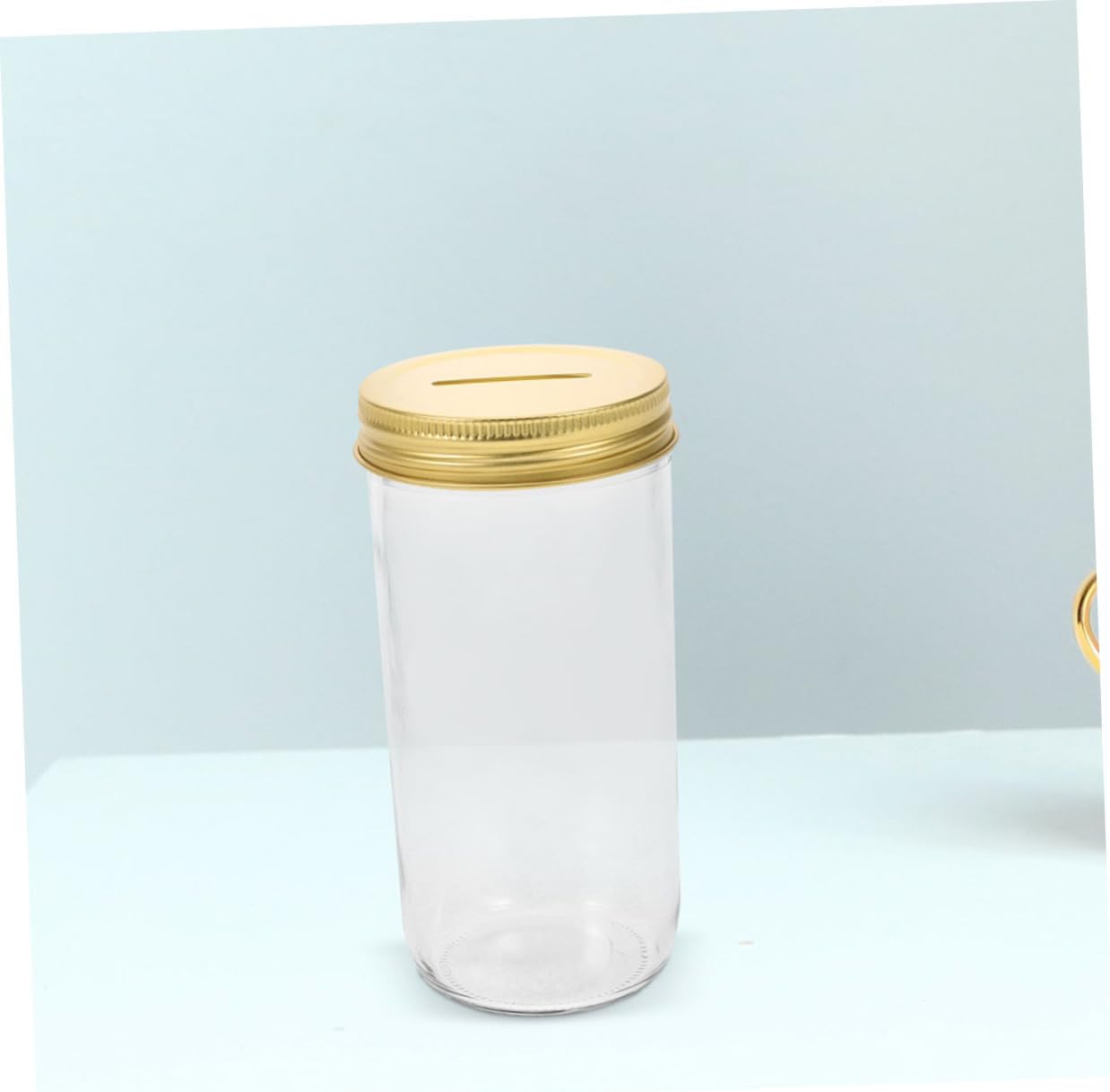 20 Pack 70mm Mason Jar Coin Slot Lids - Metal Caps for Regular Mouth Canning Jars - DIY Savings Bank Craft Projects
