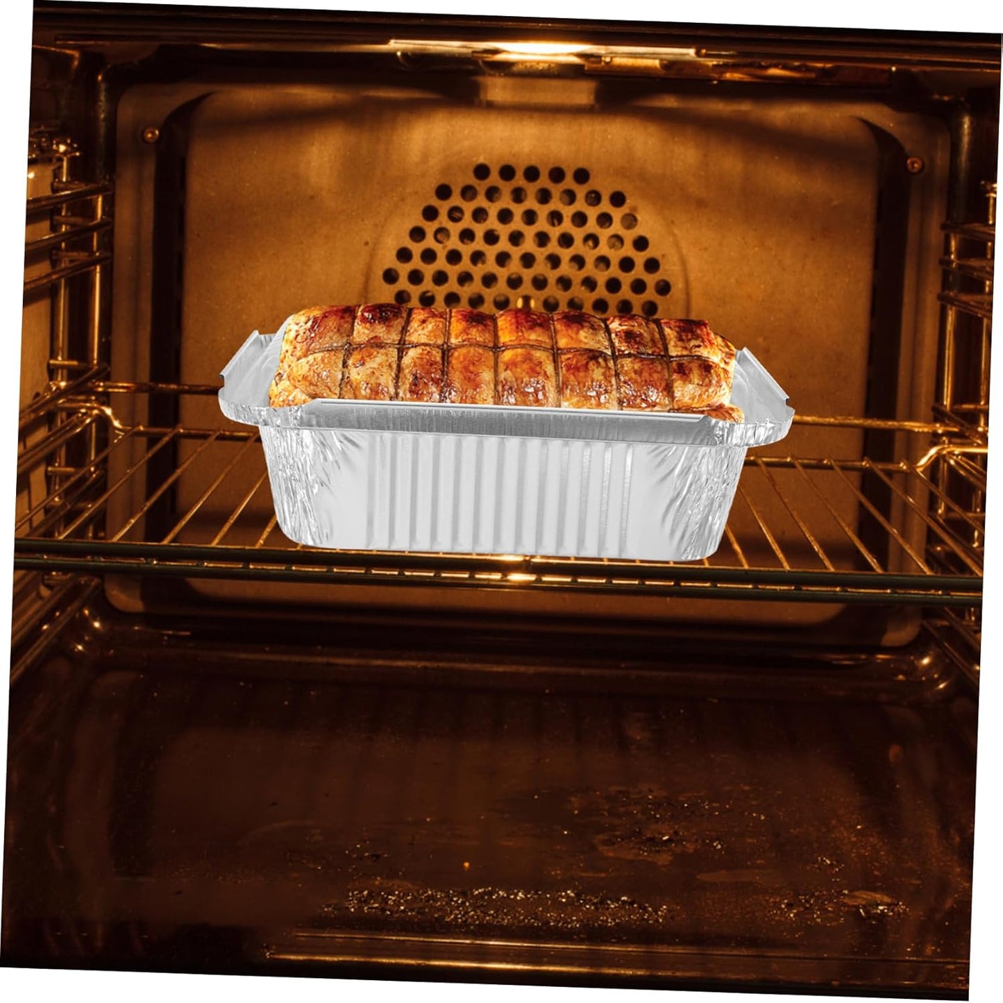 20 Pack Disposable Aluminum Foil Pans with Clear Lids - Versatile Baking Boxes for Food Storage, Cooking, Meal Prep - Perfect for Air Fryers