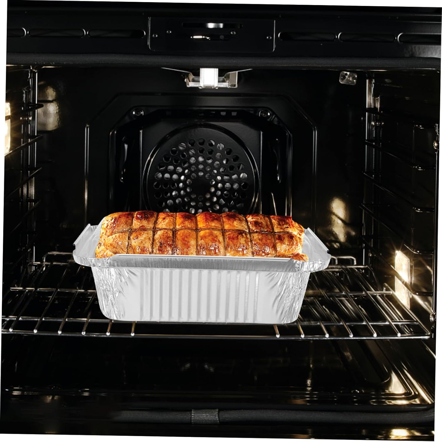 20 Pack Disposable Aluminum Foil Pans with Clear Lids - Versatile Baking Boxes for Food Storage, Cooking, Meal Prep - Perfect for Air Fryers