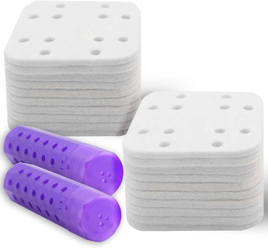 20 Pack Humidifier Replacement Filters for LEVOIT LV600S/LV600HH - Includes 2 Humidifier Tank Cleaners - Compatible with OasisMist450S/OasisMist6000S