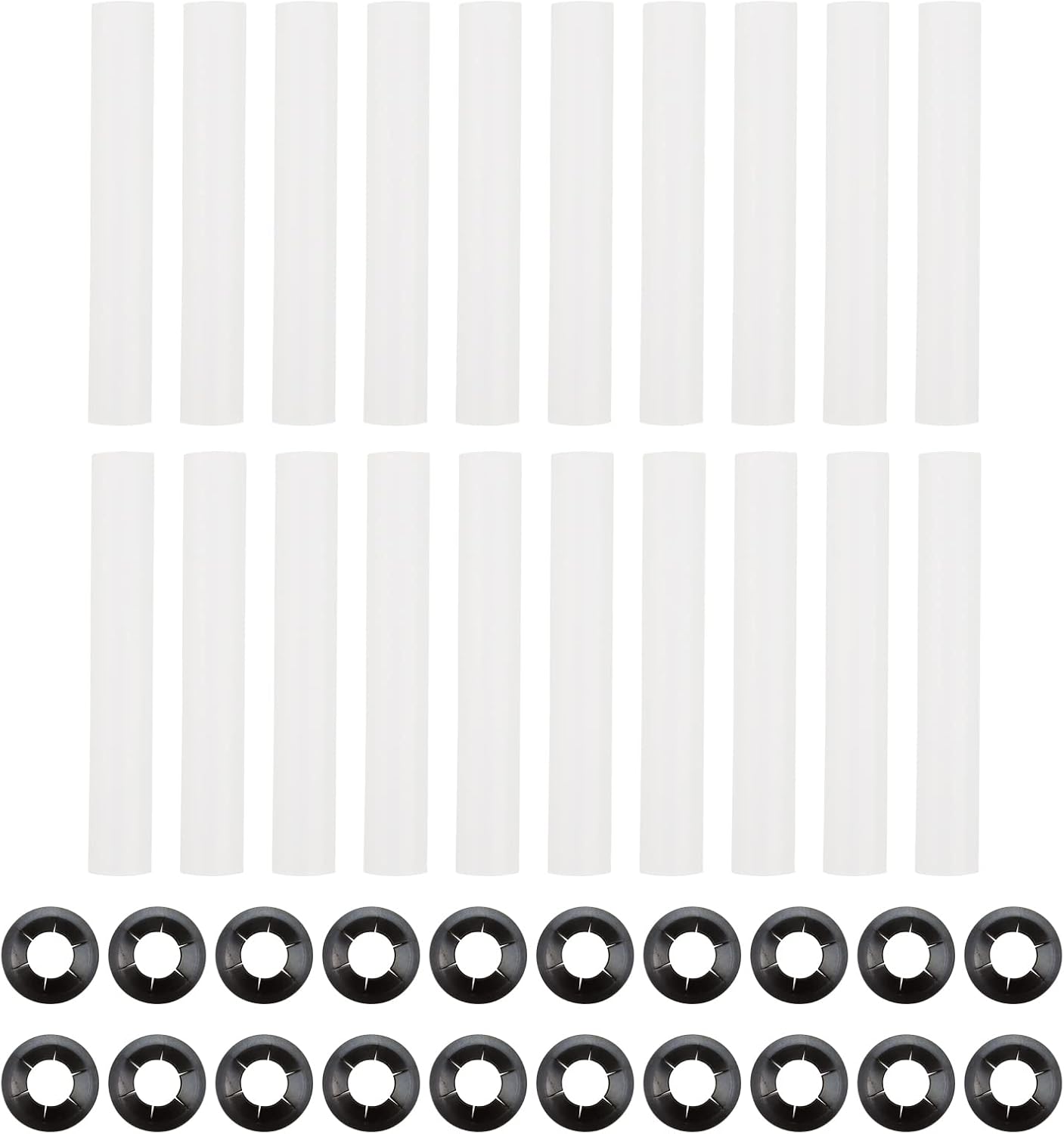 20 Pack Quiet Roller Sleeves for Garage Door Hinge by GWNOWZZET