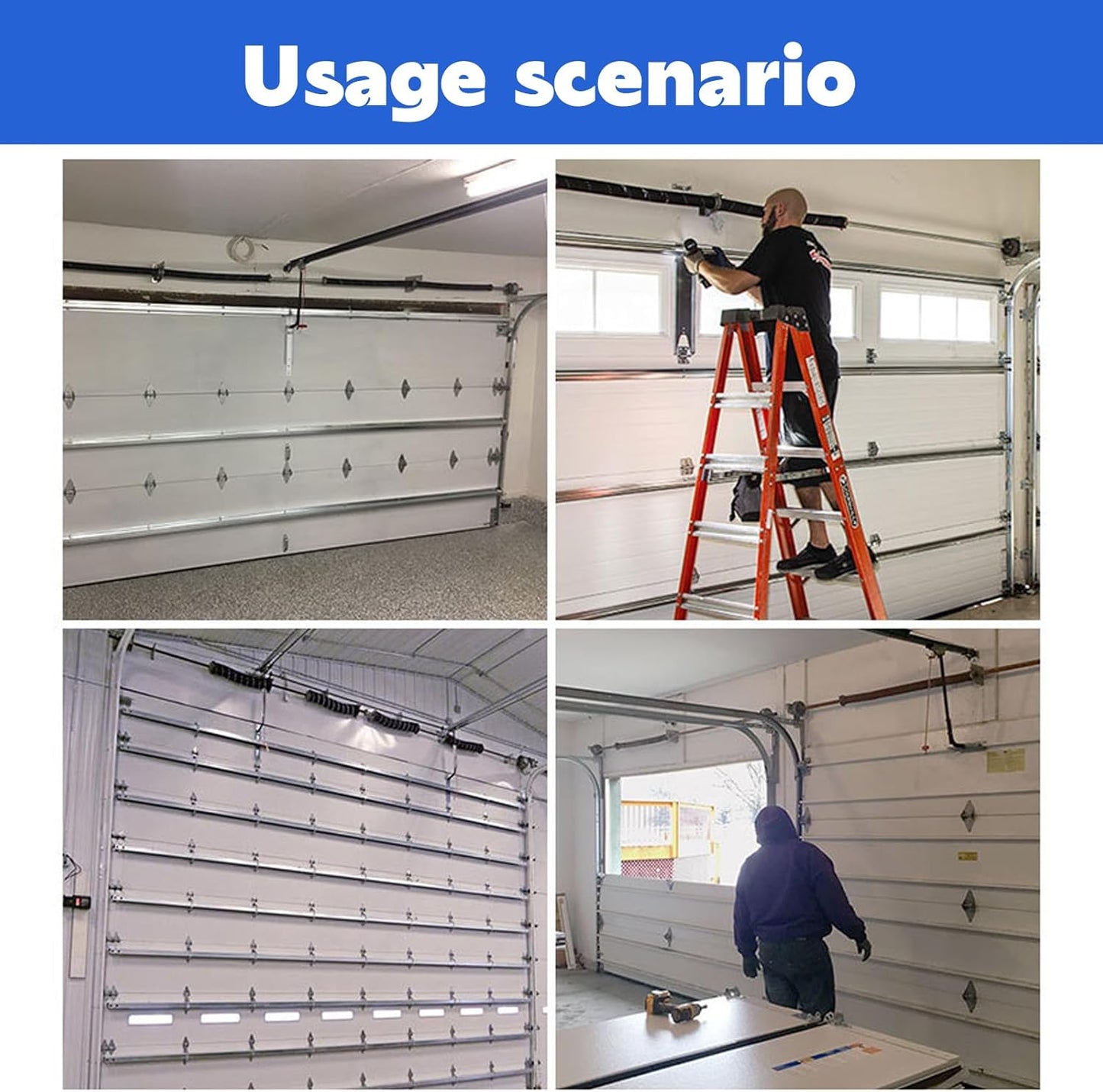 20 Pack Quiet Roller Sleeves for Garage Door Hinge by GWNOWZZET