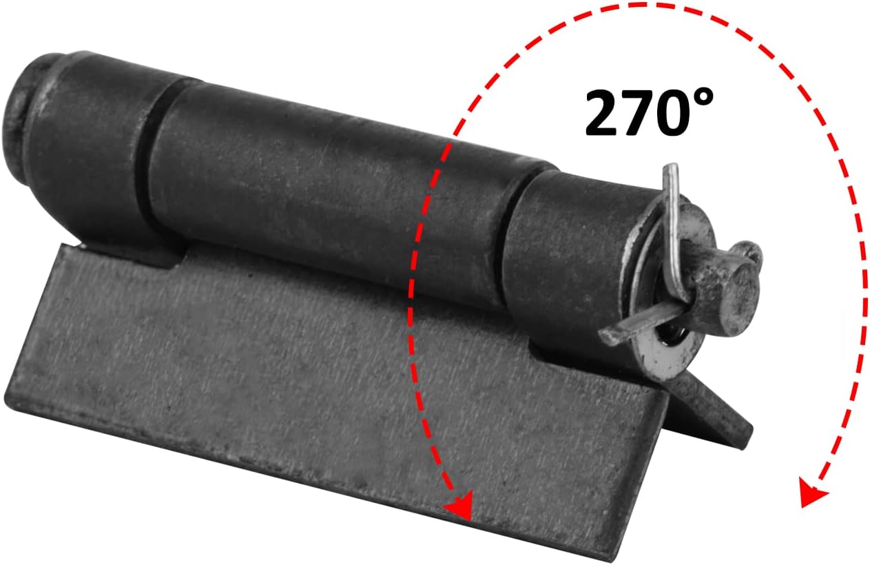 20 Pack Weldable Steel Butt Hinges for Metal Gates and BBQ Smokers, 2-1/2" x 1-5/8 - MOUNTAIN_ARK