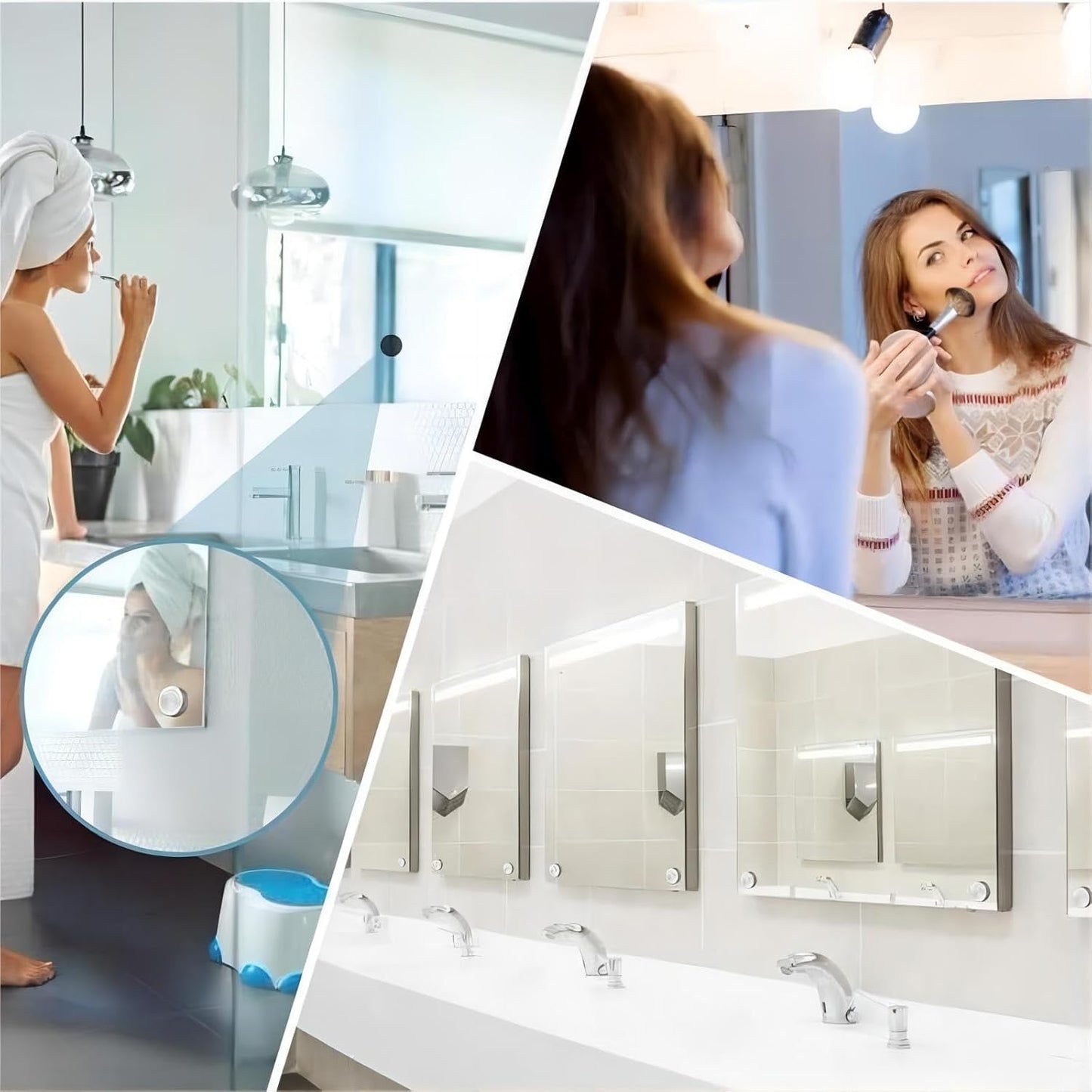 20-Piece Stainless Steel Screw Cover Cap Set - 16mm Mirror Nails for Furniture, Mirrors, Signage, Advertising Hardware