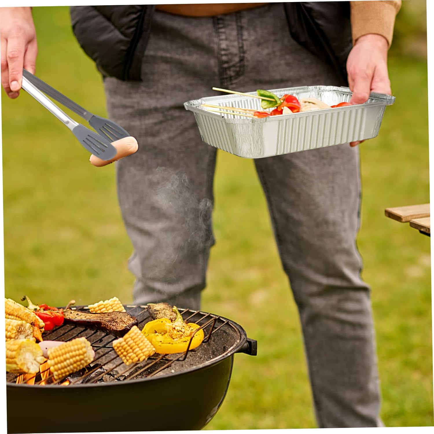 20-Piece VOSAREA Bakeware Set - Airfryer Baking Dish, Cooking Trays, Foil Food Containers with Lids - Toaster Oven Aluminum Trays