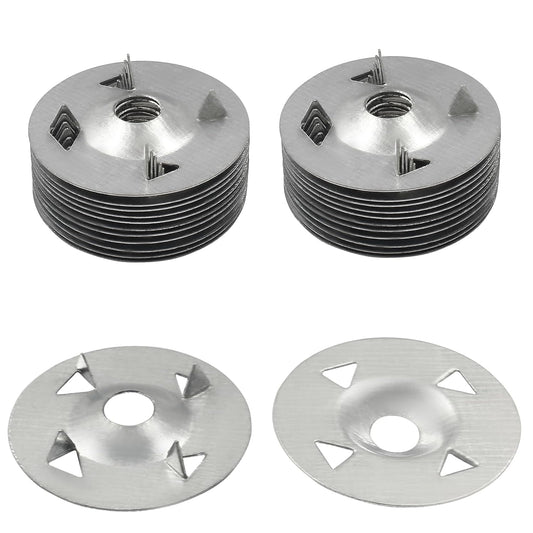 200 Count 1-1/8 Inch Foam Board Fasteners with Metal Washer Screws for Fastening Installation