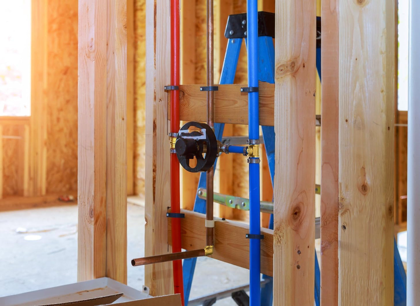 200 Pack 1/2" J-Hook Half Clamps Set with Nails for PEX, Copper, CPVC Tubing Connections