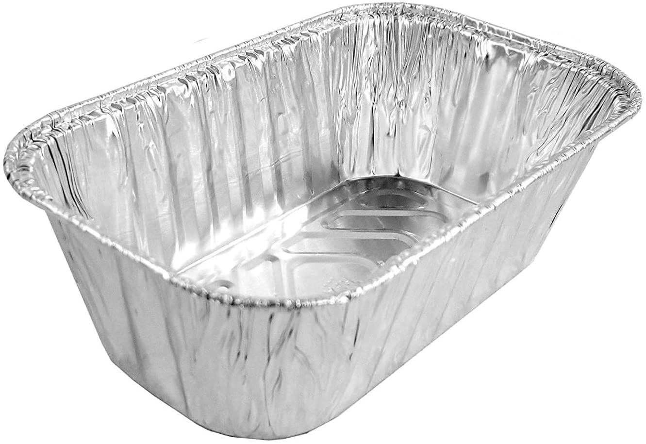 200 Pack Handi-Foil 1 lb. Disposable Aluminum Foil Mini-Loaf/Bread Pans