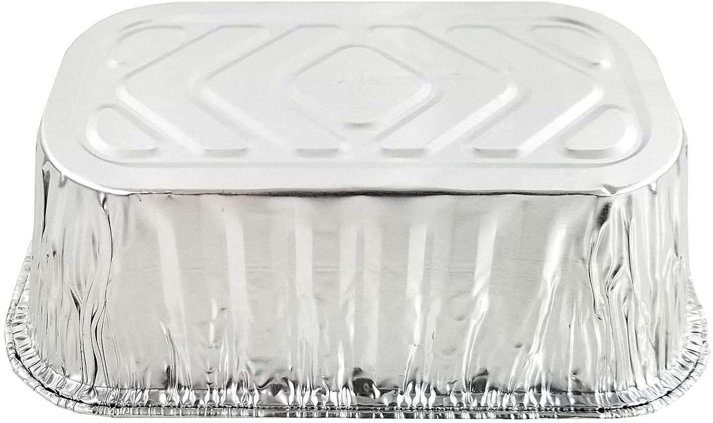 200 Pack Handi-Foil 1 lb. Disposable Aluminum Foil Mini-Loaf/Bread Pans