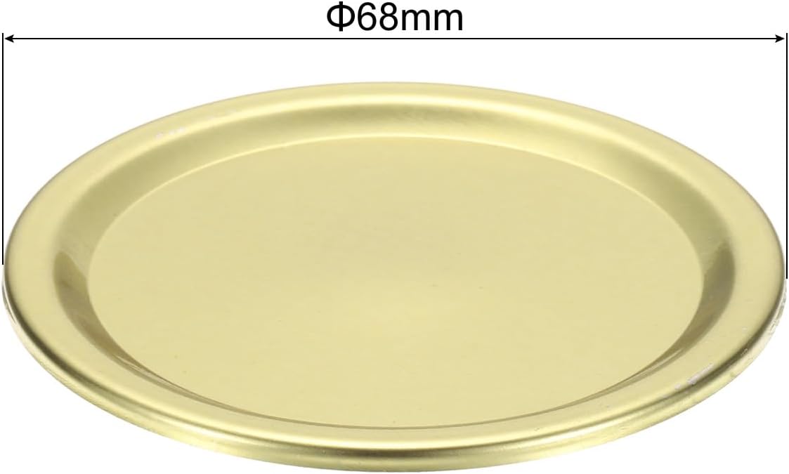 200-Pack Regular Mouth Canning Lids, 68mm Metal Mason Jar Lids for Food Storage - Dishwasher Safe Silver Lids by uxcell