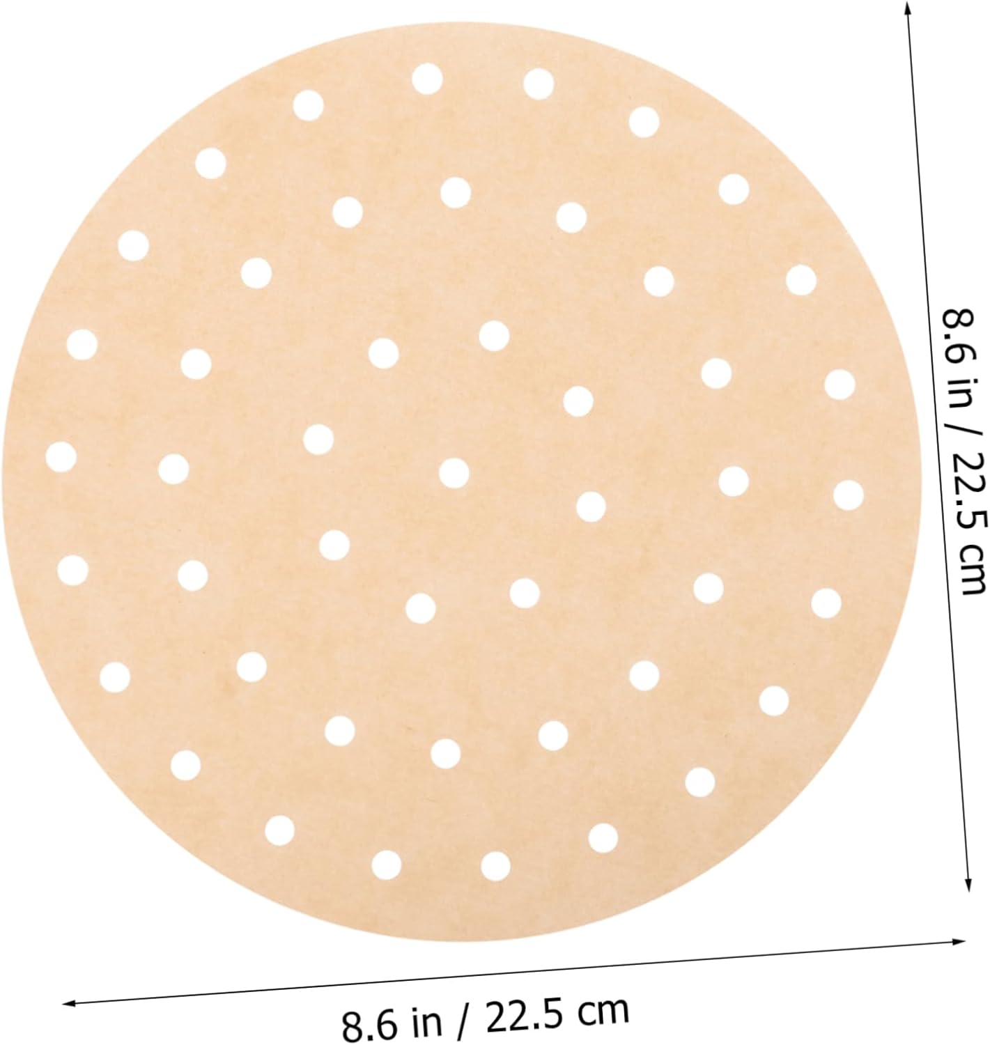 200 Sheets Baking Paper Tray Liners for Air Fryer, Toaster Oven, Pot, and Airfryer Pan - Jumbo Muffin Liners and Bakeware Rack