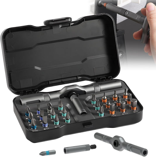 2024 Upgrade 24 in 1 Multifunctional Household Wrench Screwdriver Tool Combination Set