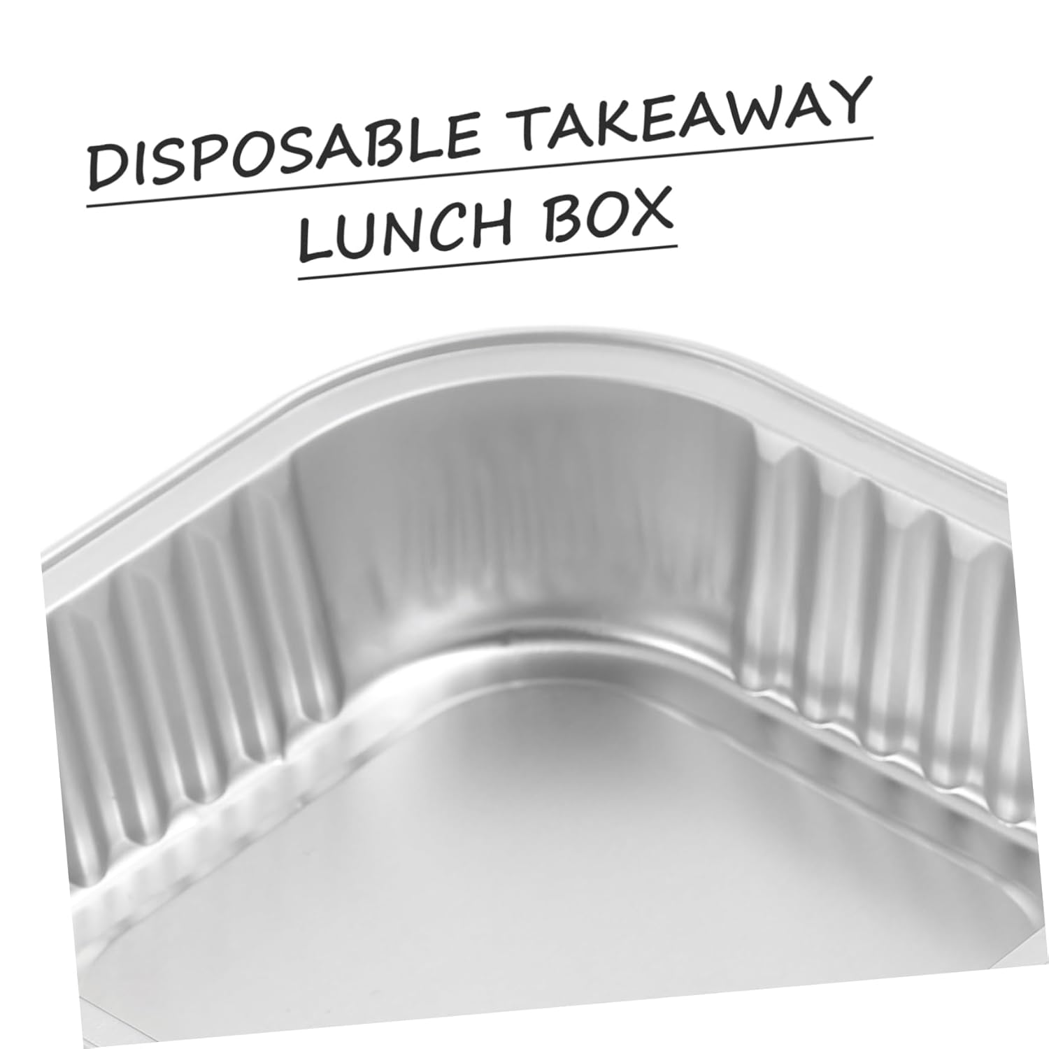 20pcs Foil Disposable Food Tray 220ml Chafing Dish for Toaster Oven Baking Pan BBQ Parties Meal Prep