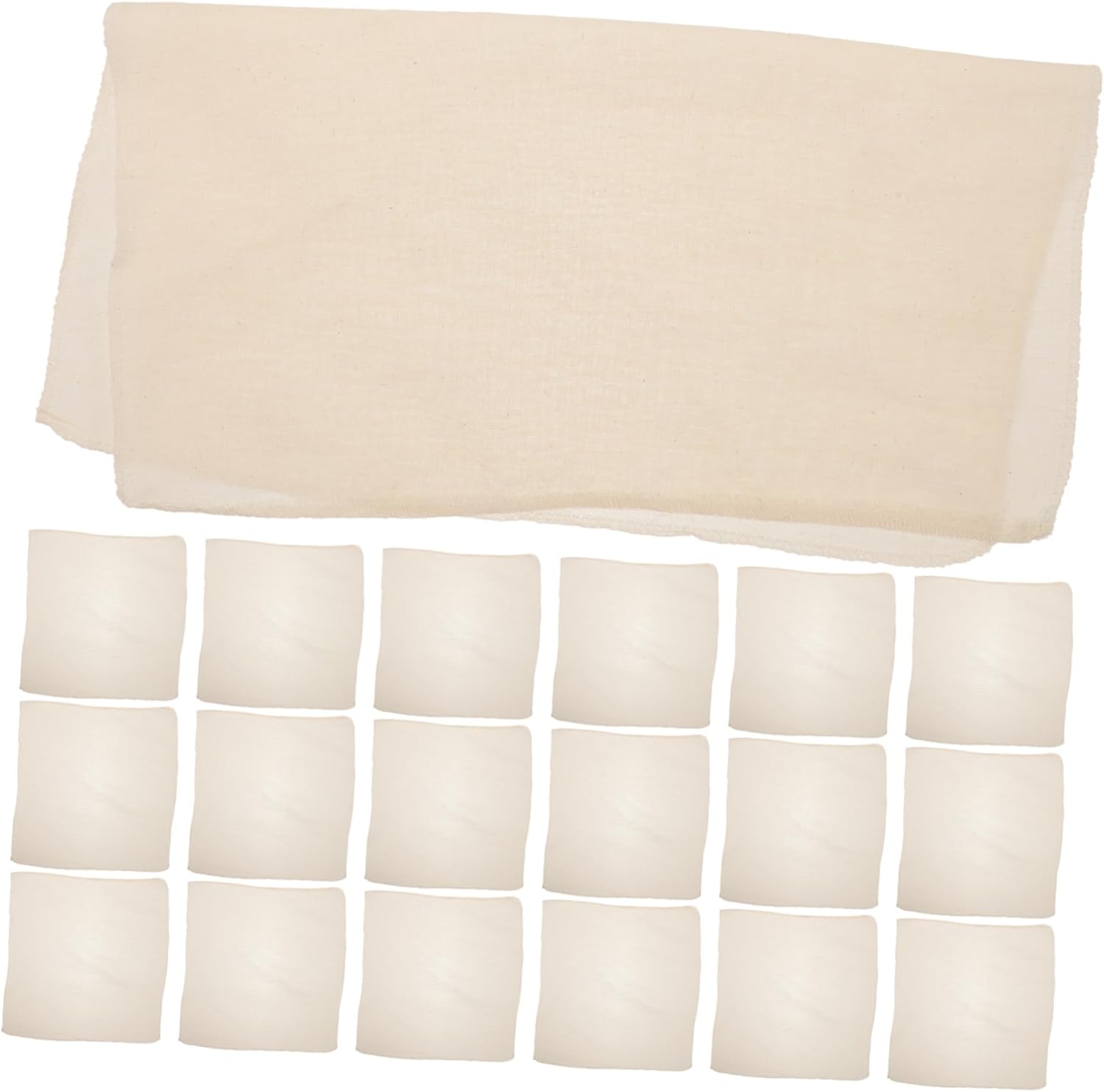 20PCS Reusable Cloth Jar Covers for Kitchen Jars - ABOOFAN Cloth Lid Protectors for Canning Jars