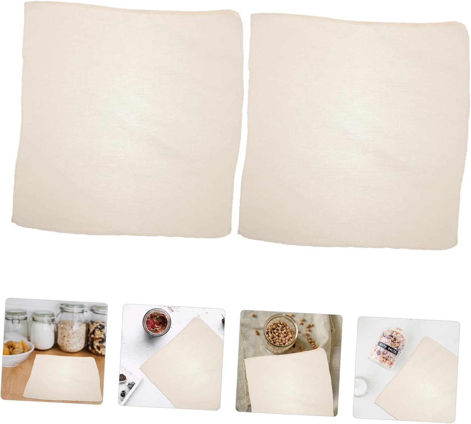 20PCS Reusable Cloth Jar Covers for Kitchen Jars - ABOOFAN Cloth Lid Protectors for Canning Jars