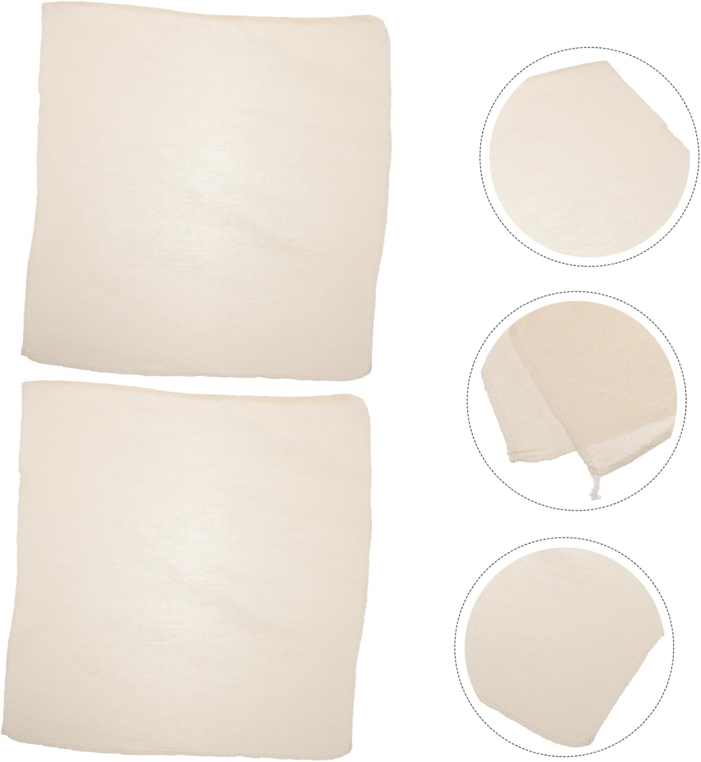 20PCS Reusable Cloth Jar Covers for Kitchen Jars - ABOOFAN Cloth Lid Protectors for Canning Jars