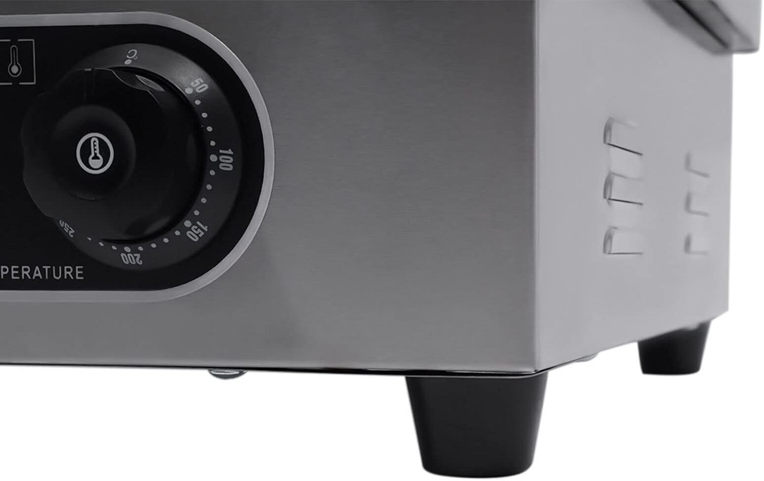 22" Commercial Electric Griddle - 1600W Restaurant Grill BBQ Flat Top - Stainless Steel Nonstick Countertop Griddle with Adjustable Thermostat for Kitchen