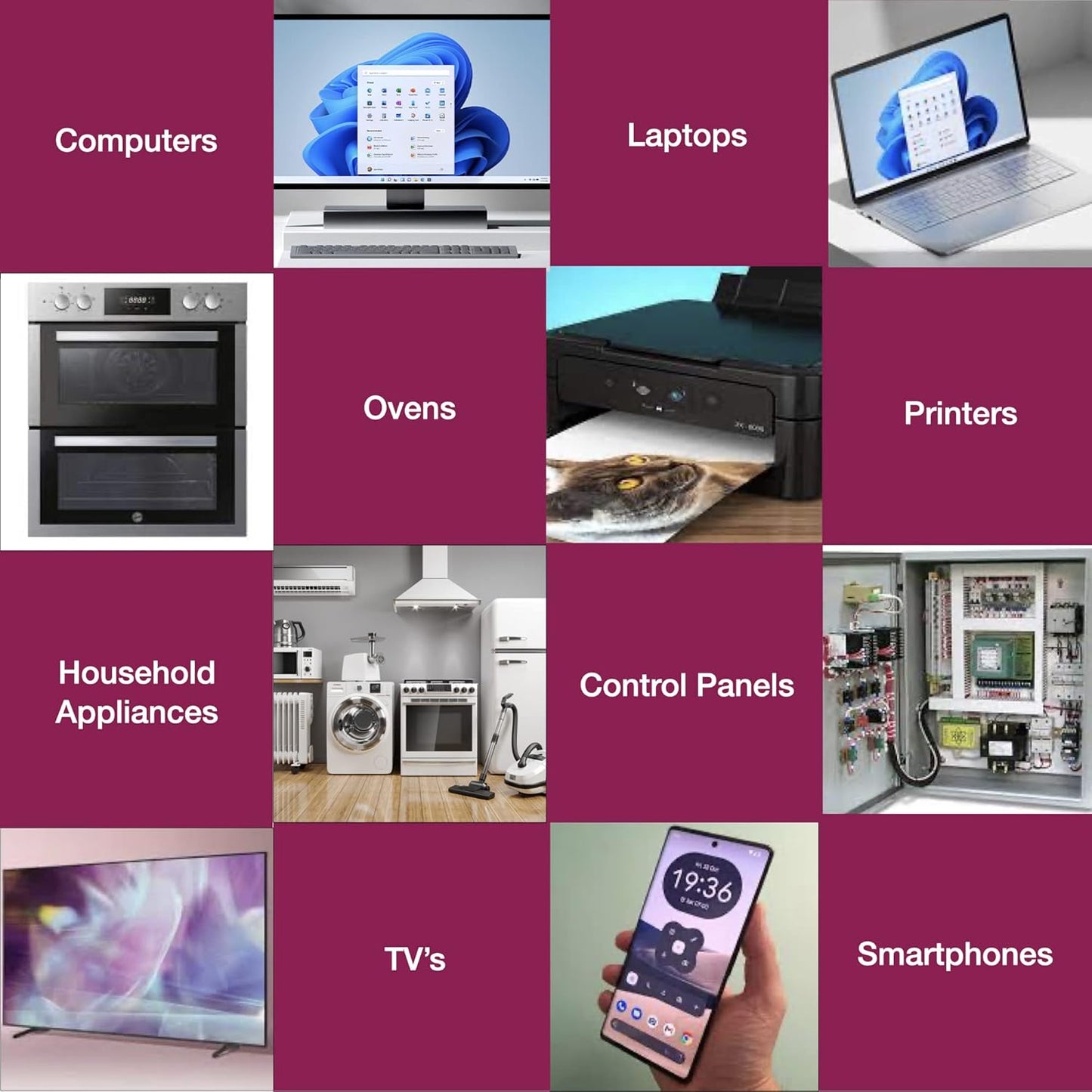 22 Gauge Wire Combo Pack - 6 Rolls (600ft Total) 100ft Per Roll, Low Voltage Automotive & Electrical Cable - Copper Clad Aluminum