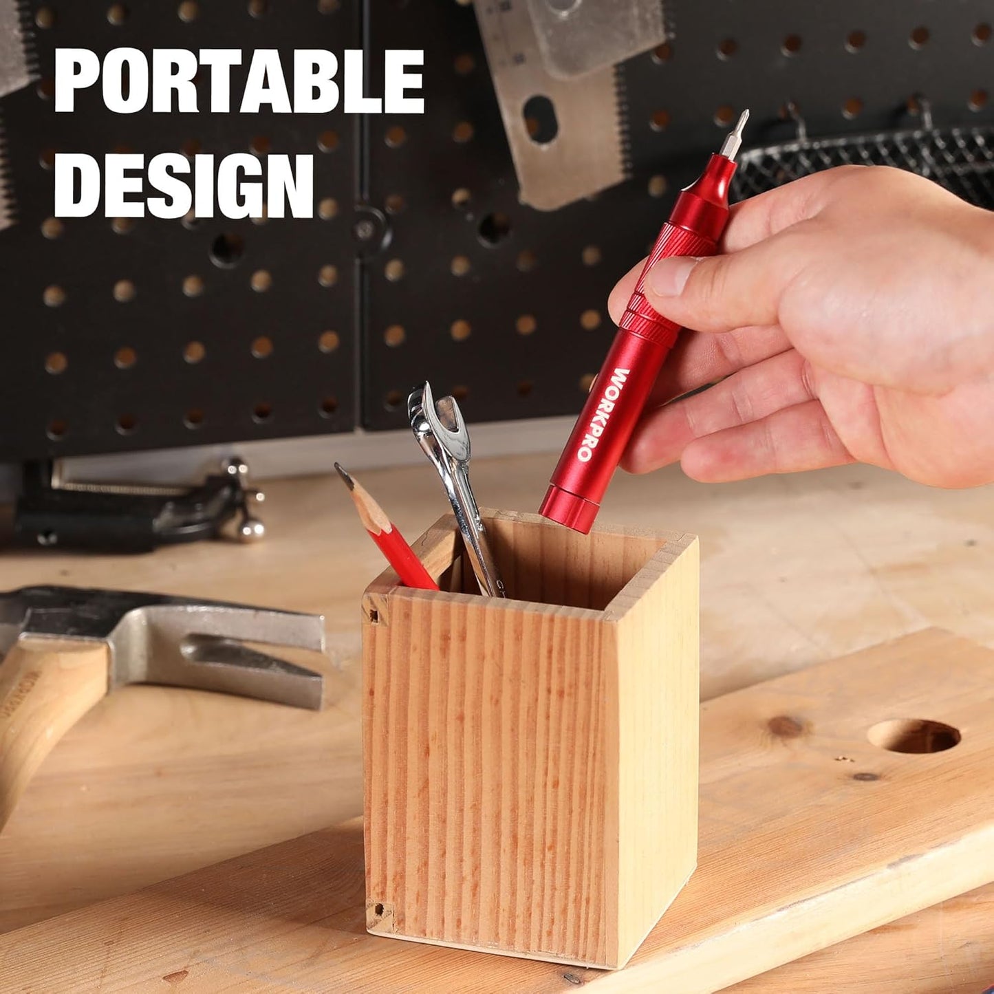 24-in-1 Precision Screwdriver Set with Tough S2 Steel Bits - Ideal for Eyeglass, Watch, Laptop, Phone, Jewelry - Red