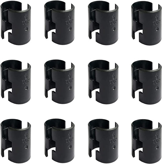 24 Pack 1" Post Wire Shelf Clips - Replacement Shelving Sleeves for WAFJAMF Wire Shelving System