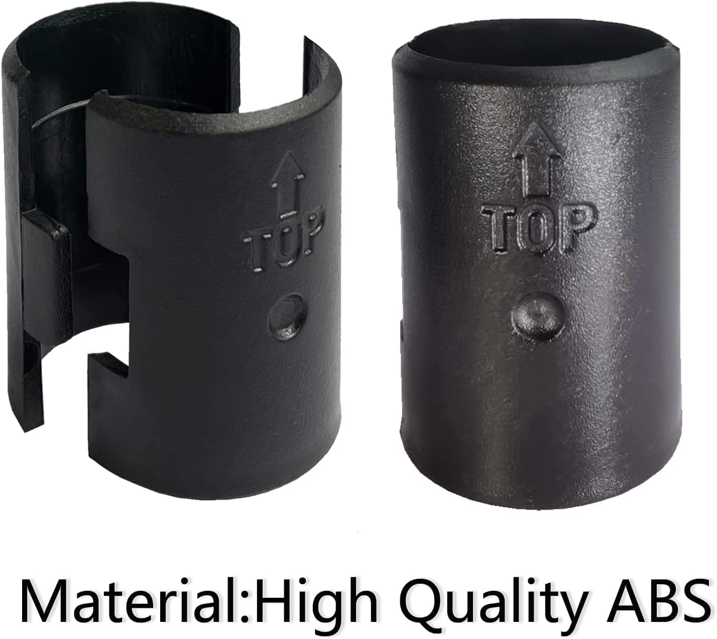 24 Pack 1" Post Wire Shelf Clips - Replacement Shelving Sleeves for WAFJAMF Wire Shelving System