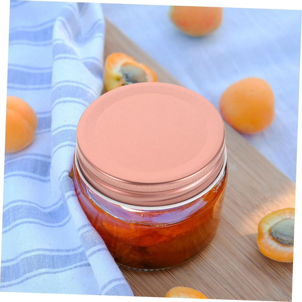 24-Pack Reusable Regular Mouth Canning Lids for Mason Jars - Ideal for Canning, Yogurt, and More - Mason Jar Accessories