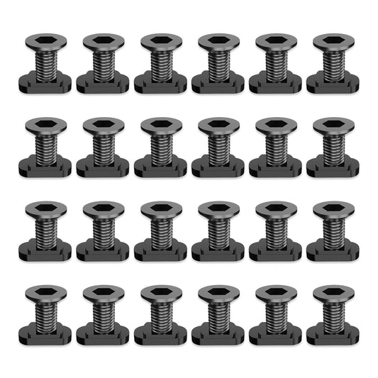 24-Piece M-Lok Screws and Nuts Replacement Set with Allen Wrench - Rail Mount Accessories
