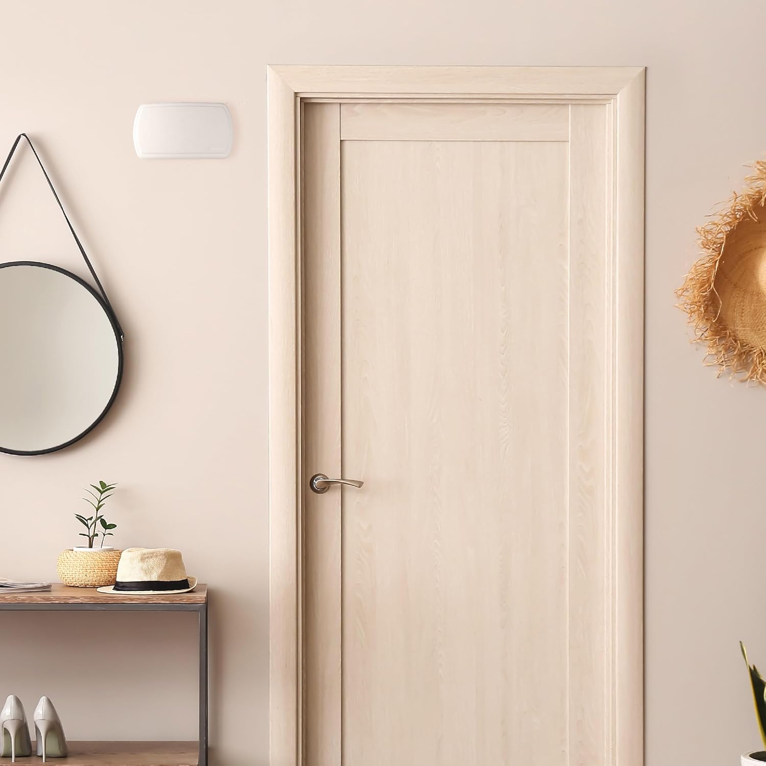 24-Volt White Wired Doorbell Chime for Homes | Hard-Wired Door Bell with Front Ding-Dong and Rear Tone | Home Improvement Electrical Equipment by Newhouse Hardware