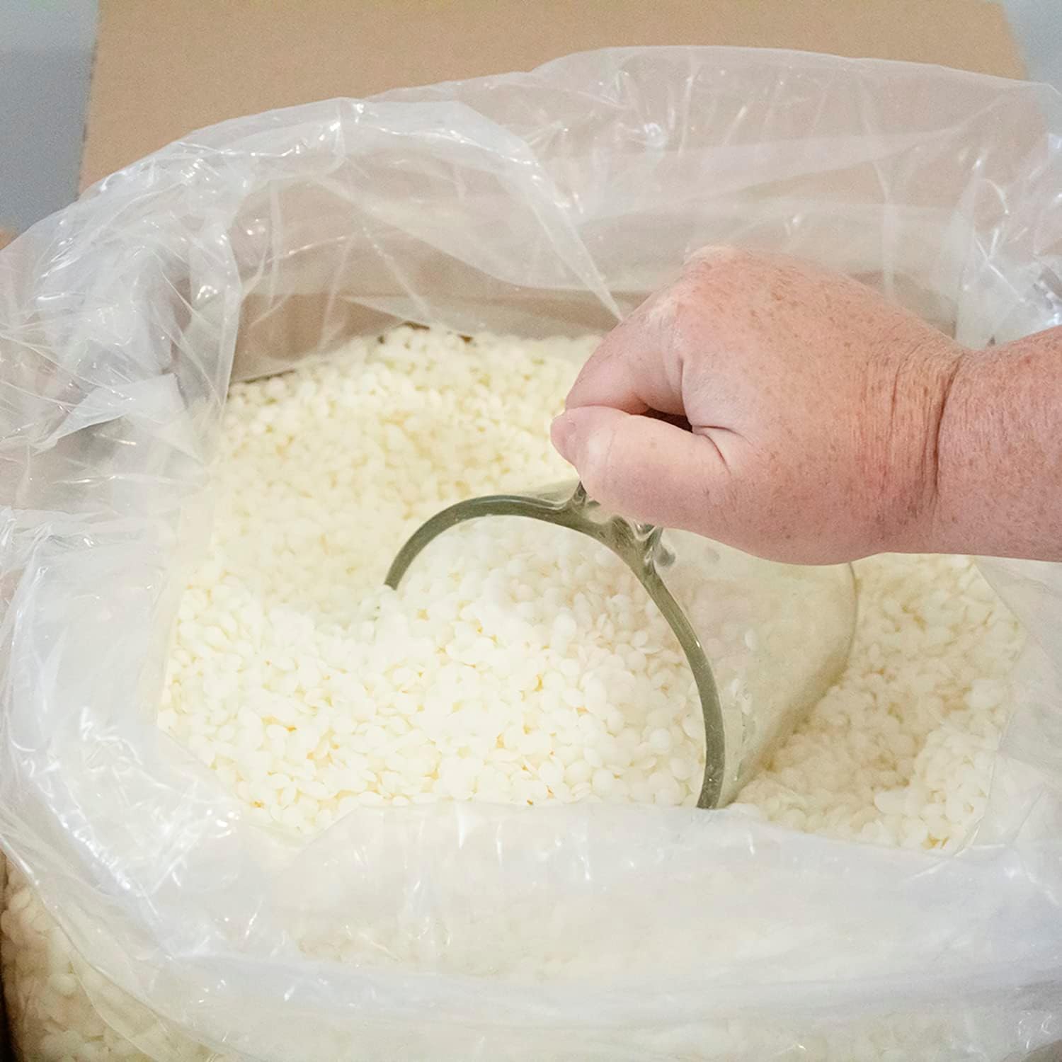 25 lbs of Freedom Soy Wax Beads - Natural, Paraffin-Free Candle Making Supplies for Container Candles, Tealights, and Wax Melts