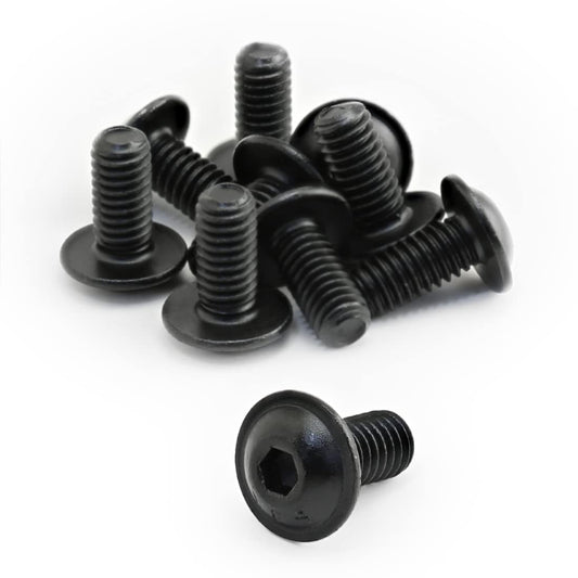 25 Pack of 5/16-18 x 0.687 Inch 11/16 Inch Flanged Button Head Socket Cap Screw Bolts for 8020, 3330, and 15 Series