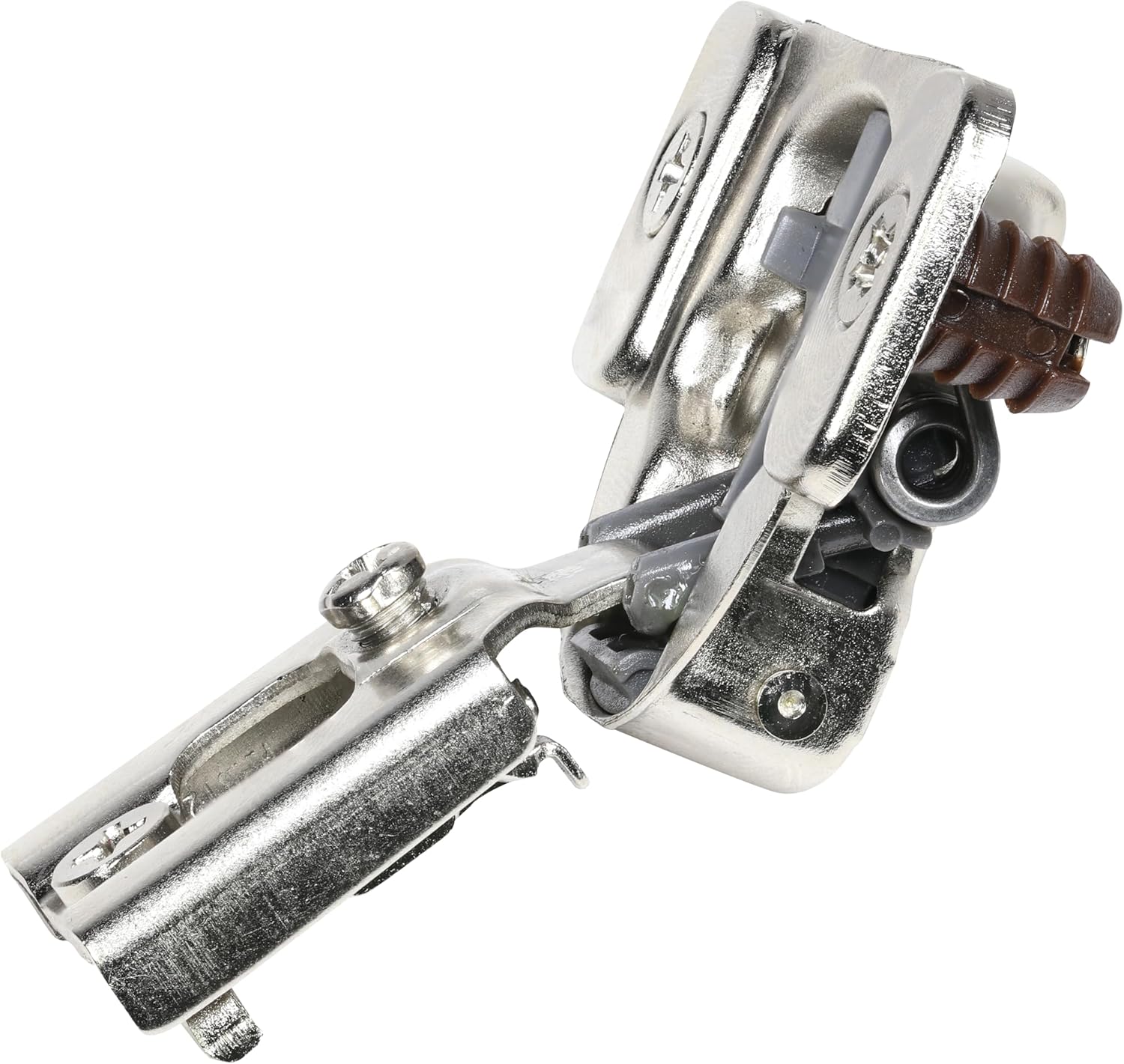 25 Pack Rok Hardware Angle Restrictor Clips for Face Frame Hinges - 86 Degree Kitchen Cabinet Door Restraints (NEH89) - WildKart