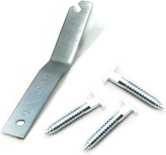 25 Pack T-Screw Picture Frame Locking Hardware with T Screw Wrench - T-Head Security Screw Solution for Artwork - WildKart