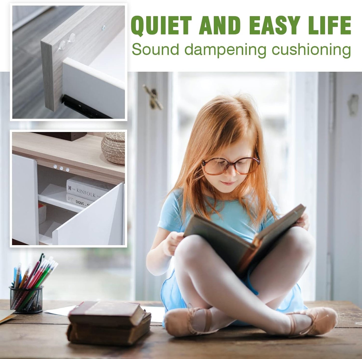 250 pcs Ultra High Viscosity Cabinet Door Bumpers - Clear Adhesive Pads for Drawers & Glass Tops