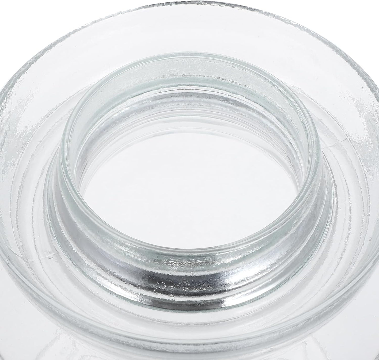 2.5L Glass Fermentation Jar with Water Seal Lid for Pickles, Kimchi, Sauerkraut, Kombucha, Canning, and Wine Brewing