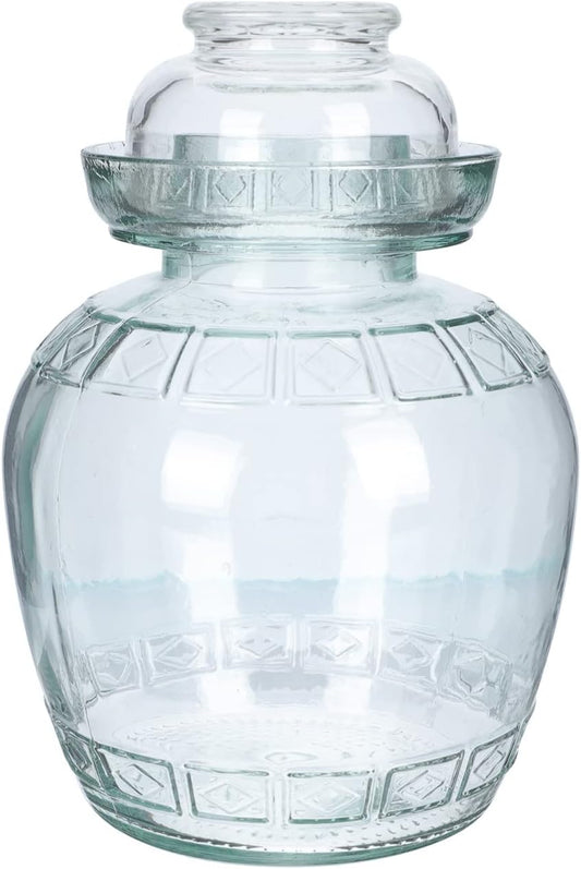 2.5L Glass Fermenting Jar with Airlock Lid for Pickling Kimchi and Sauerkraut