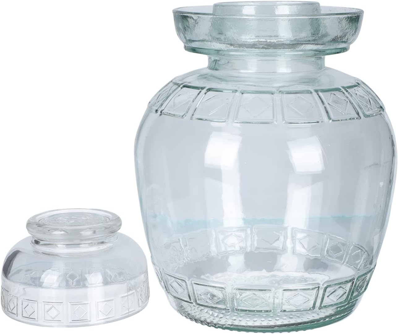 2.5L Glass Fermenting Jar with Airlock Lid for Pickling Kimchi and Sauerkraut