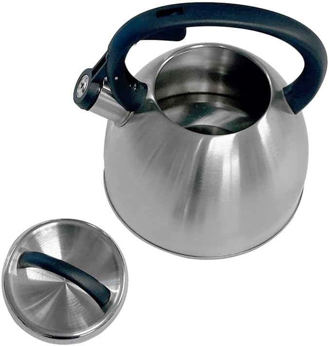 2.5L Stainless Steel Whistling Tea Kettle for Induction and Gas Stoves