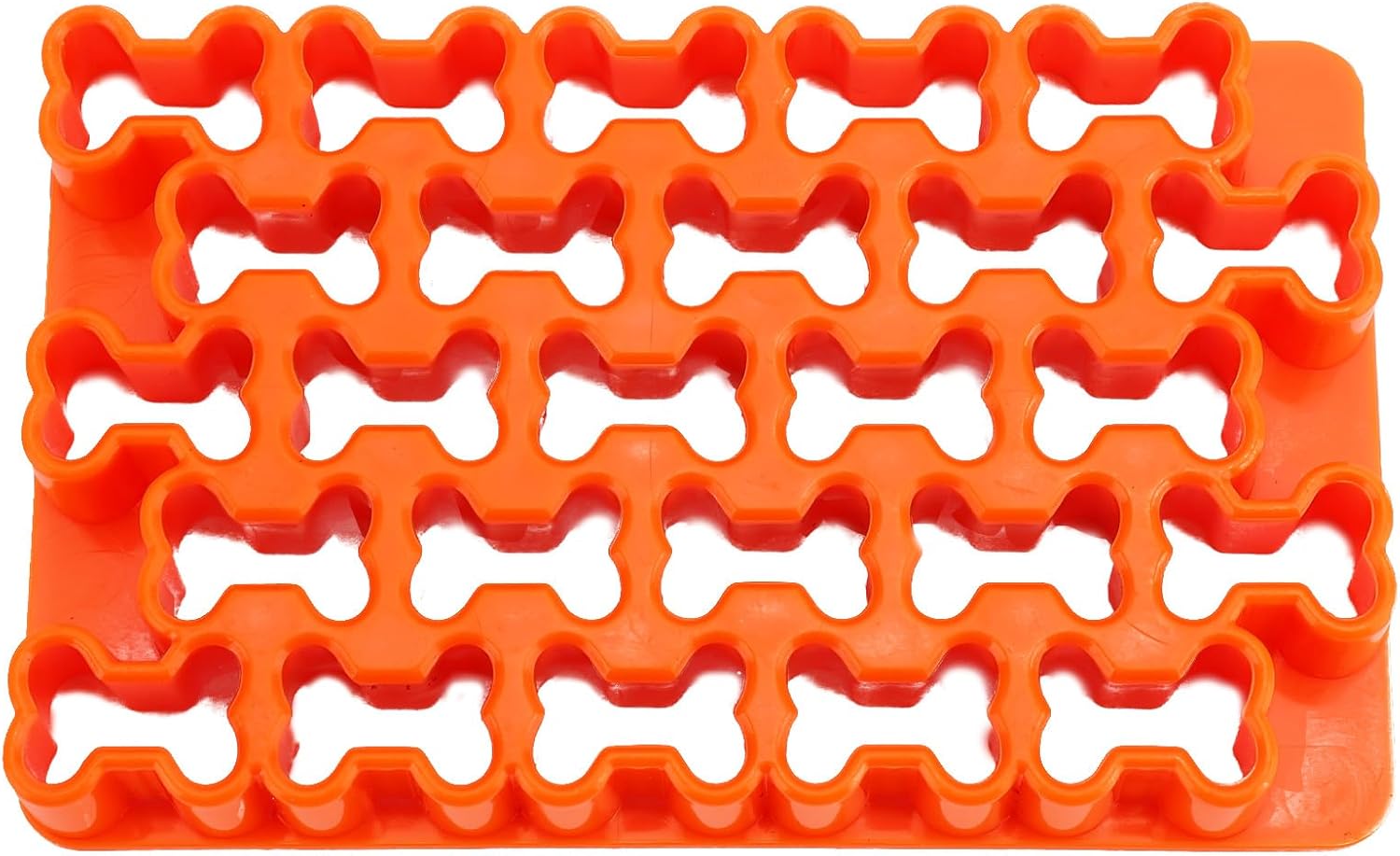 25Pcs Plastic Bone Shaped Dog Cookie Cutter - Reusable and Easy to Clean - Perfect for Dough and Toast
