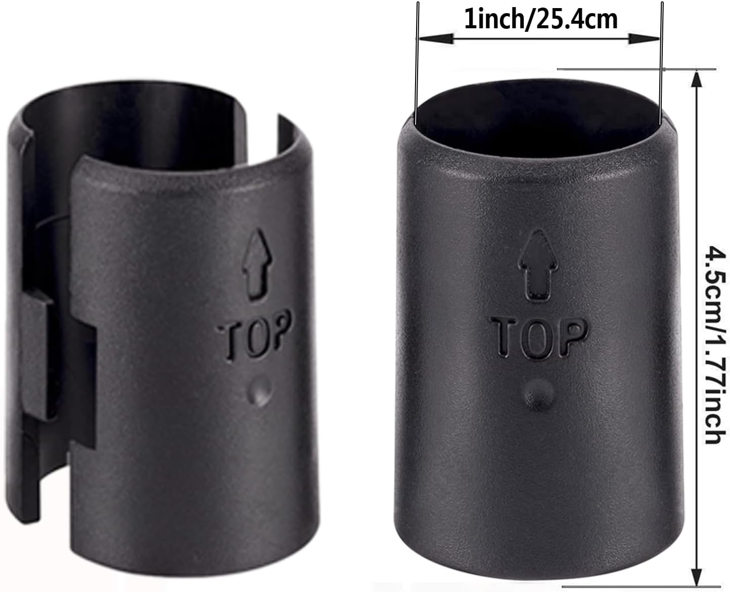 26 Pack Wire Shelf Lock Clips for 1" Post Wire Shelving System - Replacement Shelving Sleeves & Plastic Parts