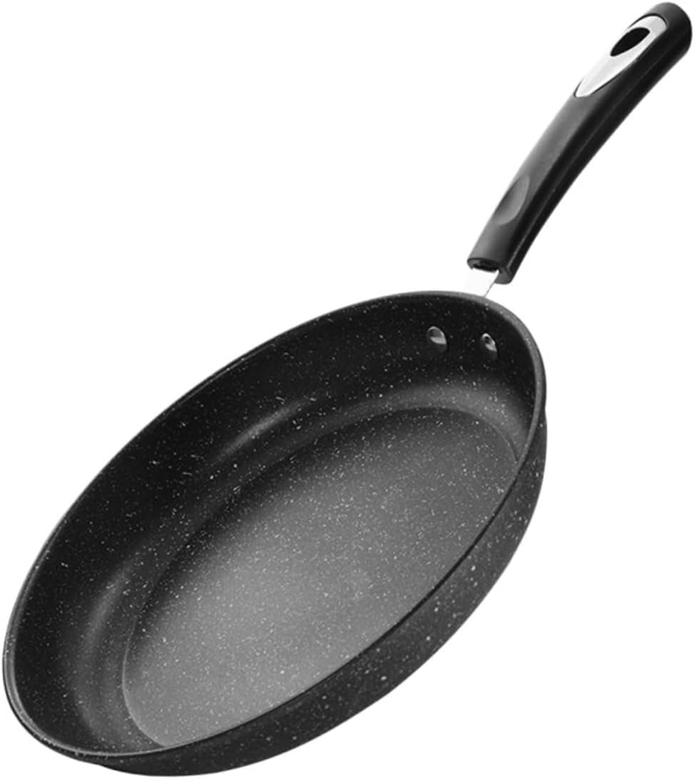 26cm Single Pot Frying Pan with Medical Stone Non-Stick Coating and Random Handle