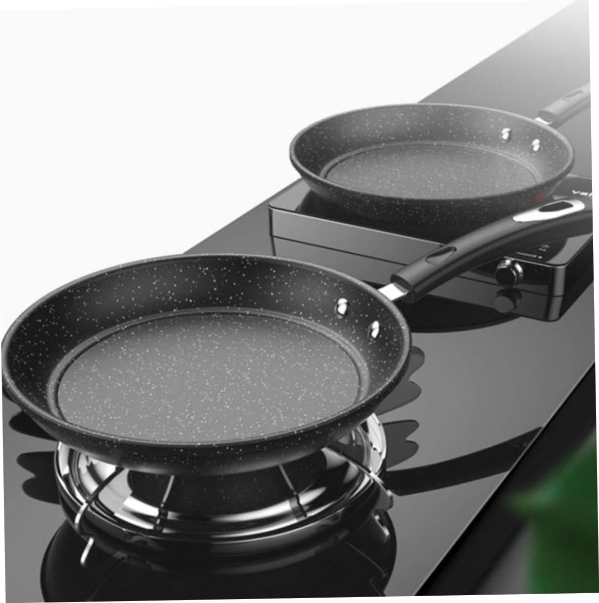 26cm Single Pot Frying Pan with Medical Stone Non-Stick Coating and Random Handle