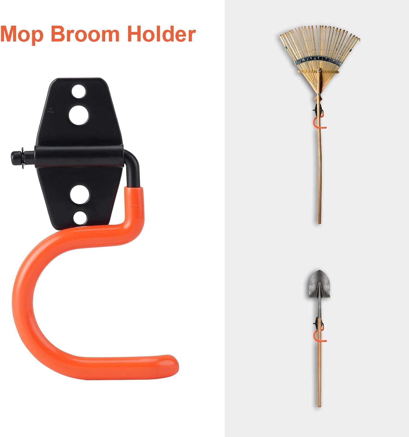 28 Pack Heavy Duty Steel Garage Hooks for Organizing Power Tools, Ladders, Bikes, and More