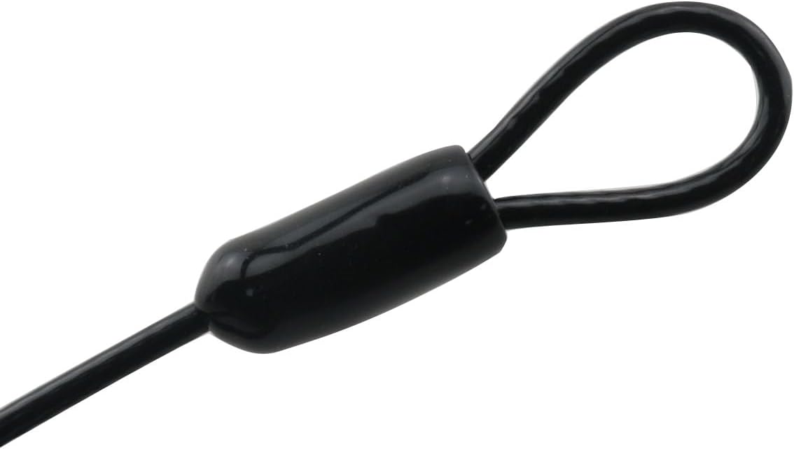 2PCS 1m Anti Theft Rope Outdoor Security Cable Lock Stainless Steel Clothesline for Skateboards, Pushchairs, Kayaks