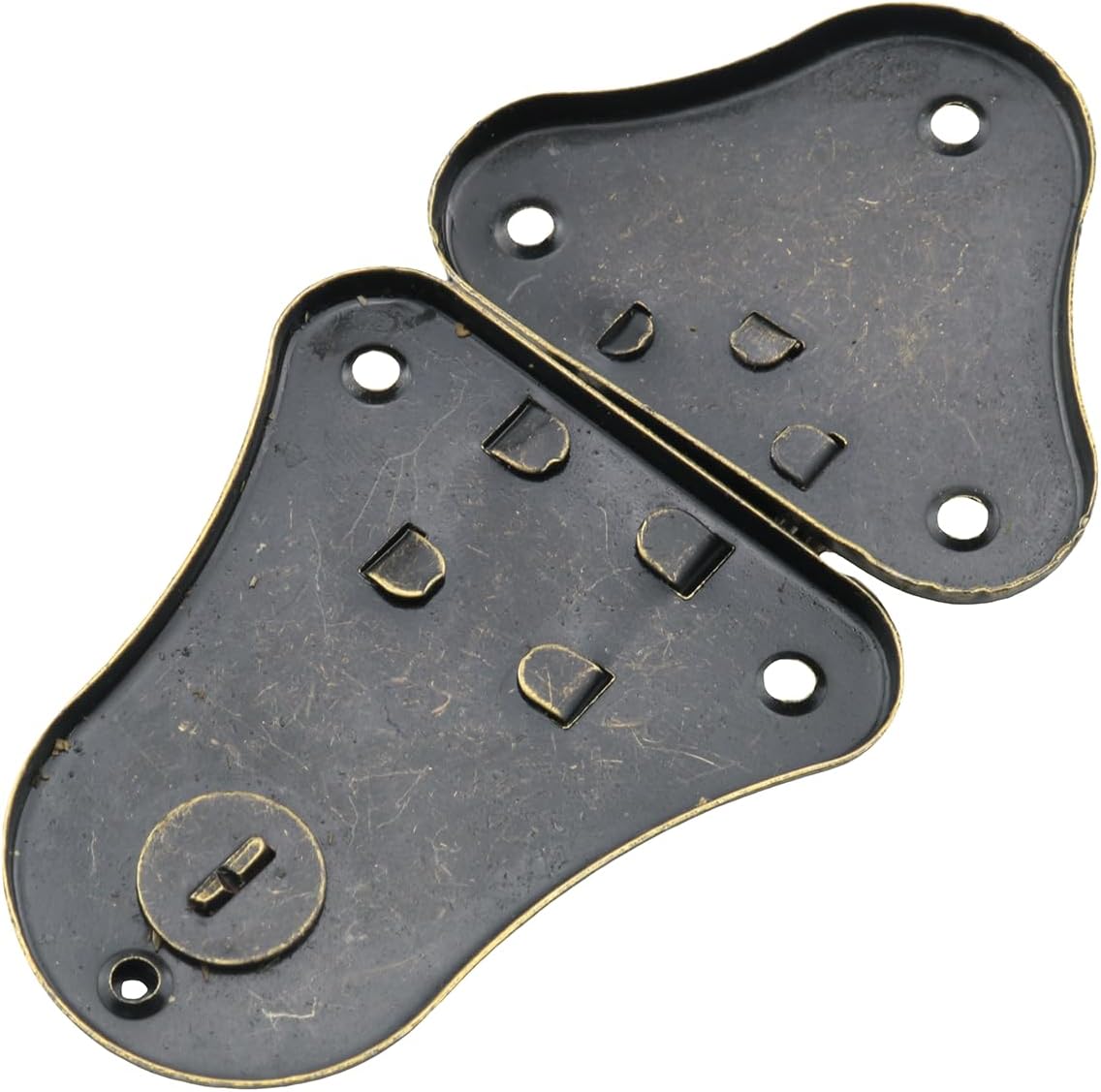 2PCS 95mm Antique Brass Furniture Hasp Lock for Wine Box Jewellery Tool Cabinet