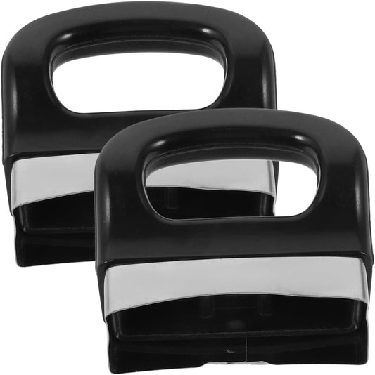2pcs Detachable Pressure Cooker Handles - Replacable Pot Grip for Pressure Pots, Woks, Hot Pots - Ergonomic Plastic Design