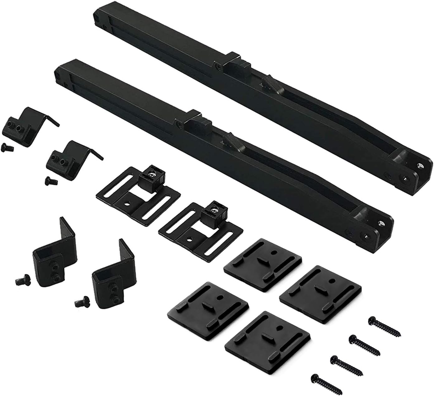 2PCS DonYoung Barn Door Soft Close Mechanism Spring Buffer Damper - Upgraded Hole-Free Version - Sliding Barn Door Hardware for 70-160 lb Doors - Adjustable Stoppers & Actuator Spacers