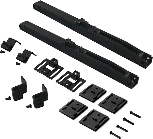2PCS DonYoung Barn Door Soft Close Mechanism Spring Buffer Damper - Upgraded Hole-Free Version - Sliding Barn Door Hardware for 70-160 lb Doors - Adjustable Stoppers & Actuator Spacers