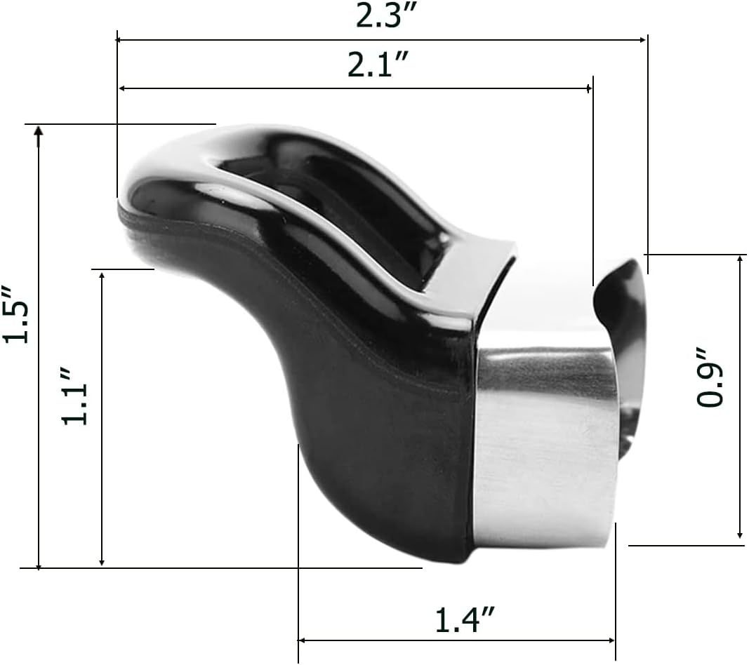 2PCS Replacement Cookware Handles for Pressure Pans, 2.6 Inch Long, Fits 2 or 1 Hole Types - XATDOMESD